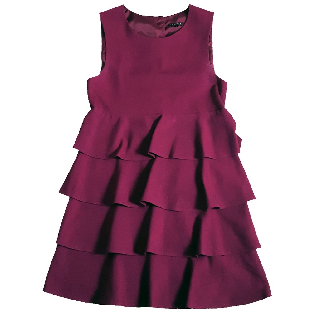 Theory Womens Sleeveless Tiered Knit Dress Small - Picture 6 of 8